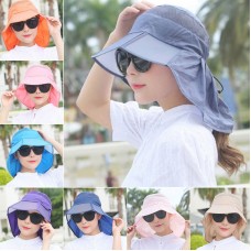 Mujer Summer Casual Thin Breathable Wide Brim Beach Hat Outdoor Sport Visor Cap  eb-92834762